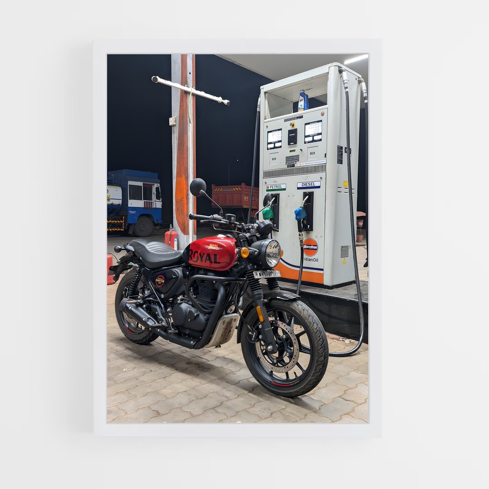 Poster Saga Majestueuse Enfield – affiche Royal Enfield (vue 3)